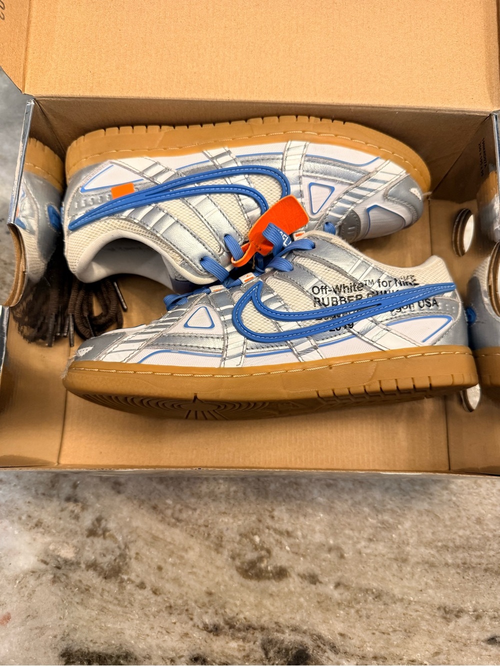 Nike Kids 2Y Sneakers Off-White “rubber dunk” Collaboration